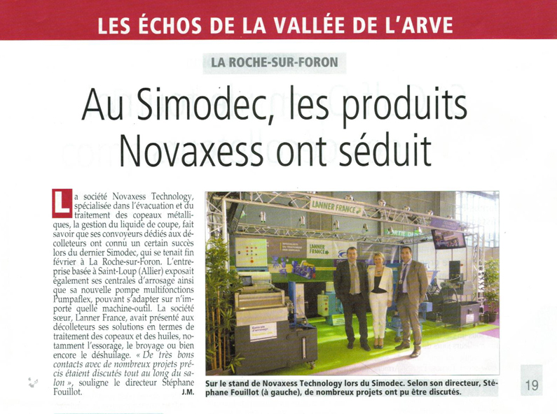 Au Simodec, les produits Novaxess ont séduit